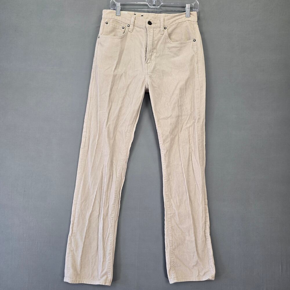 Gap Original Tan Khaki Corduroy Pants Men's Size 29 Classic Straight 100% Cotton